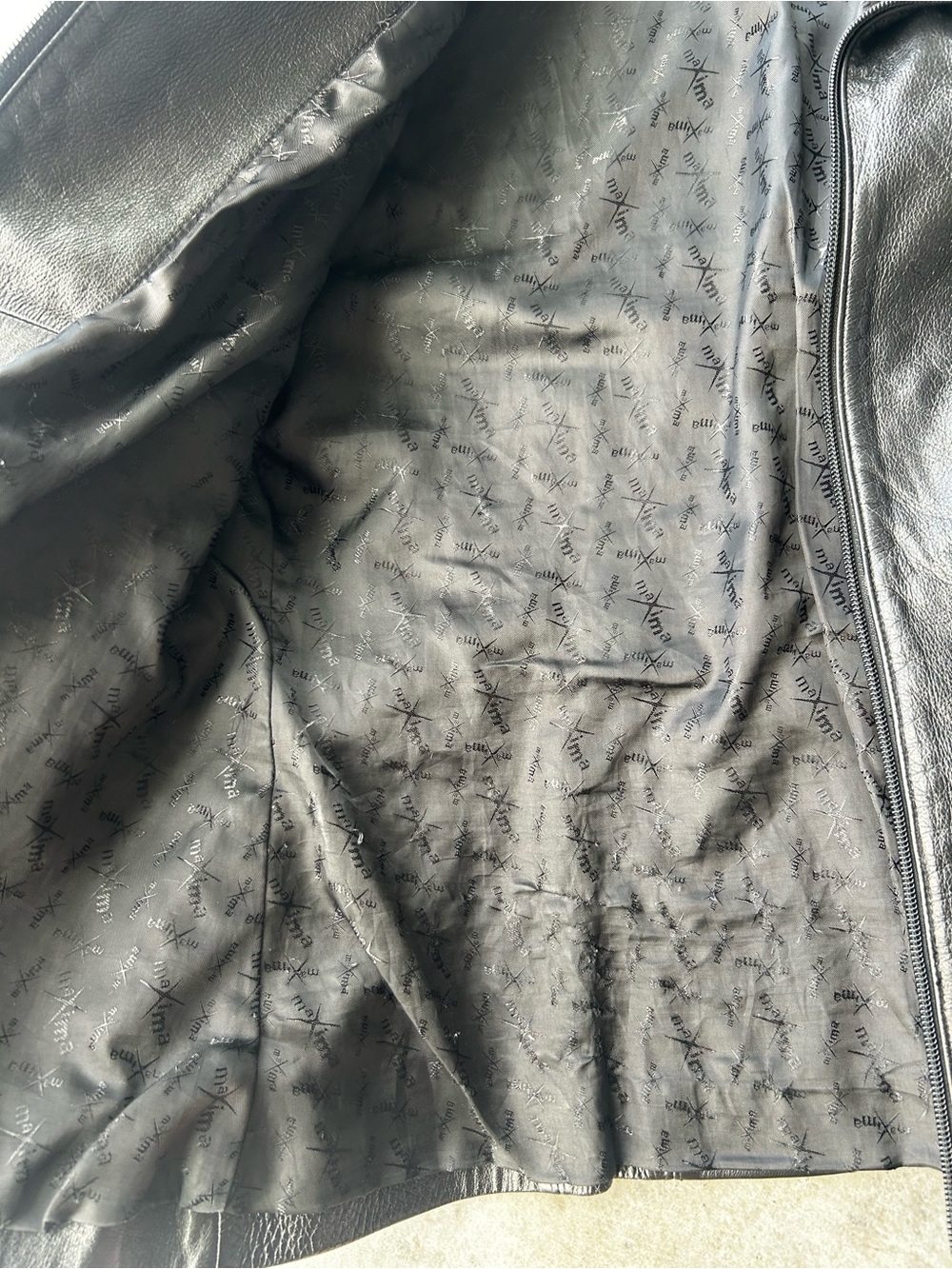 Wilsons Leather Black Women's Zip-Front Leather Jacket - Picture 5 of 6